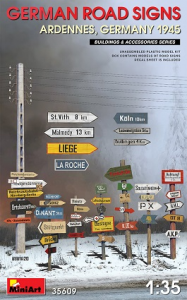 1/35 German Road Signs (Ardennes, Germany 1945)