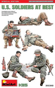 1/35 U.S. Soldiers at Rest. Special Edition