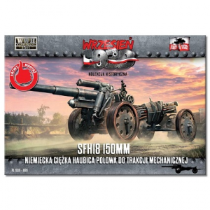 FIRST TO FIGHT 1/72; 15 cm sFH 18 German heavy howitzer for mechanical traction