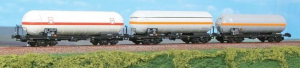 FS Set di tre carri cisterna per trasporti chimici ep.III-IV