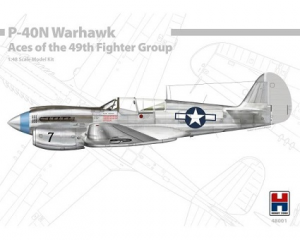 Hobby 2000: 1/48; P-40N Warhawk Aces of The 49th Fighter Group - Hasegawa + Cartograf + Masks
