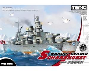 MENG MODEL: Warship Builder - Scharnhorst (cartoonized model kit)