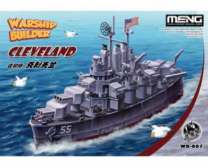 MENG MODEL: Warship Builder Cleveland (CARTOON MODEL)