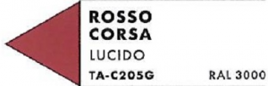 Rosso Corsa Lucido ,acrilico a base alcolica, 30ml.