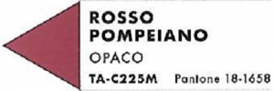 Rosso Pompeiano Opaco ,acrilico a base alcolica, 30ml.