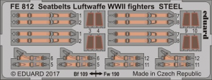 Seatbelts Luftwaffe WWII fighters STEEL