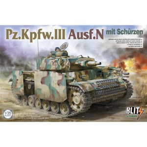 TAKOM MODEL: 1/35; Pz.Kpfw.III Ausf.N mit Schürzen