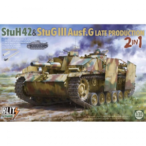 TAKOM MODEL: 1/35; StuH42&StuG III Ausf.G Late Prodution 2 in 1