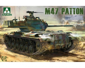 TAKOM MODEL: 1/35; US Medium Tank M47/G 2 in 1