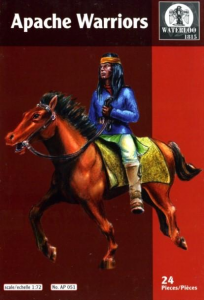 Waterloo figure in 1/72 Guerrieri Apache