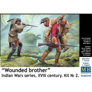 Wounded Brother. Serie di guerre indiane, XVIII secolo kit 2