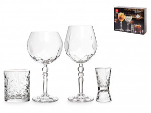 Rcr Set Cocktail 4 Pezzi In Eco Crystal