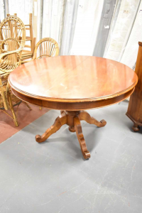 Table Round Wooden Extendable Diamtro 320 Cm