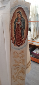 Stola Madonna di Guadalupe e San Juan Diego  made in Italy