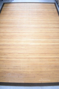 Teppich Stuoia Holz Klar 234x180 Cm Bordo Braun