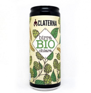 Claterna, Birra BIO Chiara, 5%, lattina 33cl