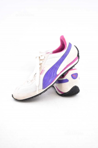 Shoes Woman Puma Size 37 Bainche Purple