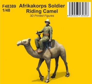 Afrikakorps Soldier Riding Camel