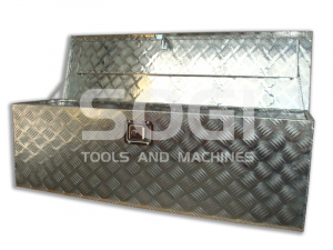 Baule portautensili SOGI BLE-125 porta attrezzi cassone pick-up in alluminio - 1250 x 385 x 385 h mm