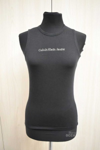 Undershirt Woman Calvin Klein Size.l Black
