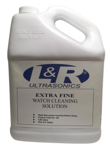L&R ULTRASONICS EXTRA FINE WATCH CLEANING SOLUTION 
SOLUZIONE EXTRA FINE