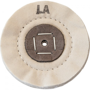 Spazzola di lucidatura MERARD lucidatura pad per pre # LA, con giuntura naturale cotone colorato Ø 100 mm, 32 strati