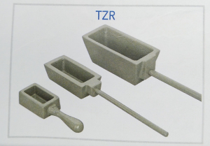 STAFFA TAZZA IN GHISA PER PER RESIDUI 70X35X25mm (interno) Capacità 950g (oro Fino)