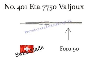 TIGE VALIJOUX 7750 F.90 Ref.401 Setting stem, Albero di carica