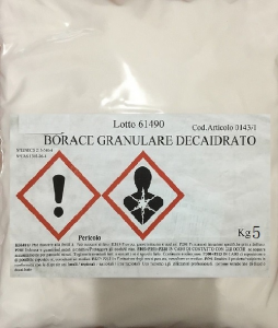 BORACE PURO SODIO BORATO BORAX 5 KG PURO 100%