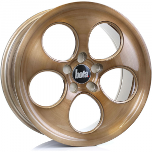 Cerchi in lega  BOLA  B5  18''  Width 8,5   5x108  ET 40 to 45  CB 76    Bronze Brushed Polished Face