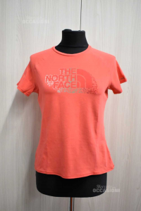 T-shirt Donna Colore Aragosta The North Face Taglia L