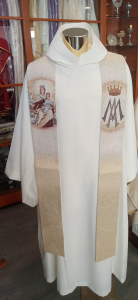 Stola Mariana Madonna del Carmelo e Monogramma