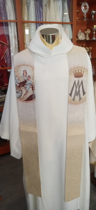 Stola Mariana Madonna del Carmelo e Monogramma