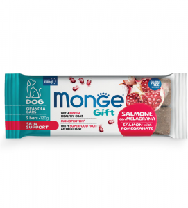 Monge - Gift Dog - Granola Bars - Skin Support - 120gr
