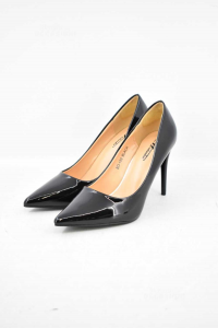 Schuhe Frau Mit Absatz Schwarz Farbe Größe 37 Neu