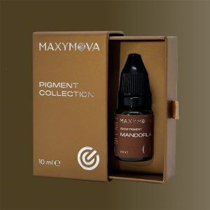 MANDORLA Pigmento profesional para tatuajes de las cejas,10 ml, MAXYMOVA