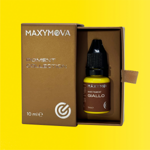 GIALLO Pigmento Base per PMU e Microblading Professionale, 10 ml, MAXYMOVA