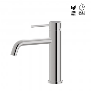 Single lever basin mixer with long spout XT collection by Newform