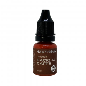BACIO AL CAFFÈ Pigmento Per Tatuaggio Labbra Professionale, 10 ml, MAXYMOVA