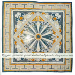 Telo Copridivano copritutto Foulard Righe gialle 250 x 280