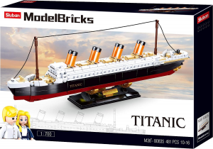 SLUBAN MODELBRICK TITANIC 1:700 481PCS M38-B0835 NICE