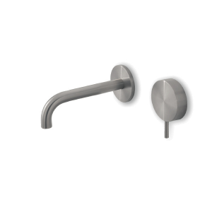 Wall-mounted washbasin mixer Round Collection by Linki