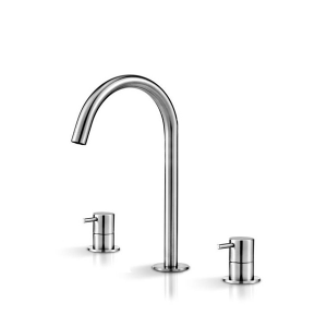  3-hole washbasin mixer with spout Deco Collection by Linki