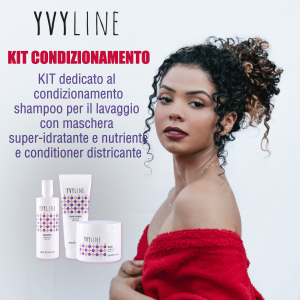 KIT Capelli Ricci YVYLINE | Shampoo Capelli Ricci Curly Girl Method + Conditioner balsamo + Maschera capelli ricci | Super-idratante per ricci definiti e leggeri | Set 3 pezzi