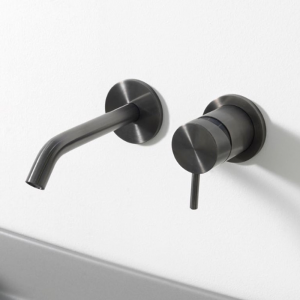 Washbasin faucets with wall installation