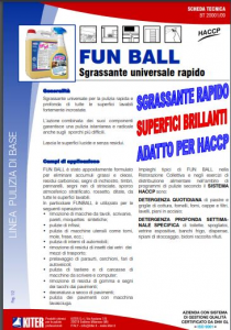 KITER FUN BALL SGRASSANTE UNIVERSALE RAPIDO HACCP FLACONE DA 750 ML 