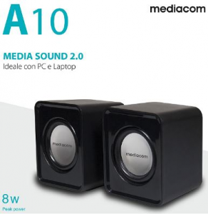 MediaSound A10 8W 2.0 canali