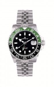 Lorenz Orologio Diver Professional - GMT Automatico verde nero