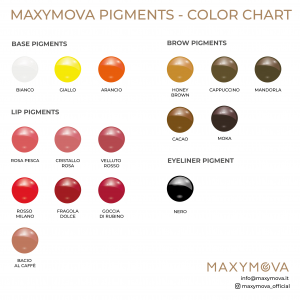 Pigmento base Profesional NARANJA para PMU y Microblading , 10 ml, MAXYMOVA