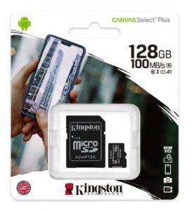 128Gb MicroSdHC Canvas Select Plus